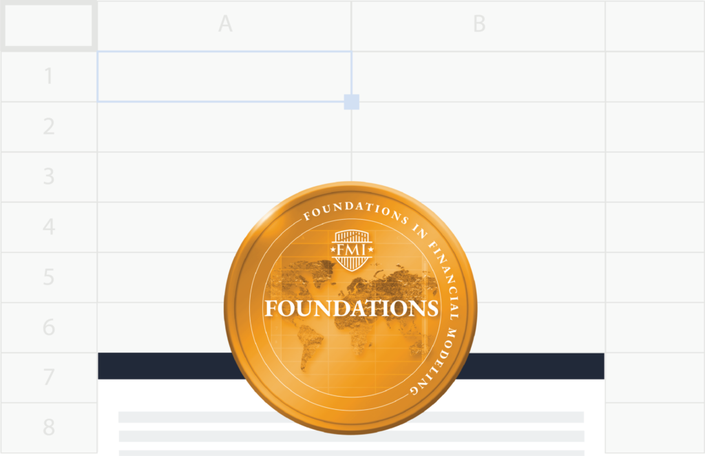 Foundations in Financial Modeling Badge