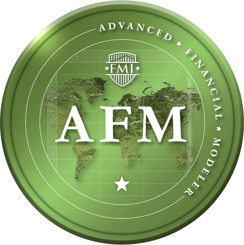 Advanced Financial Modeler AFM Badge