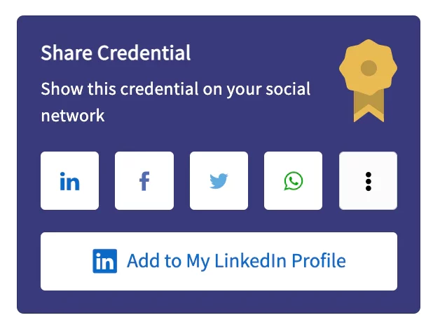 Share Your LinkedIn Credential