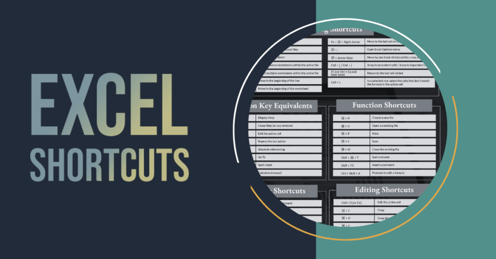 excel shortcuts for financial modeling