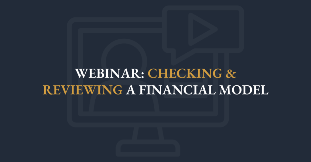 Financial Modeling Best Practices - FMI