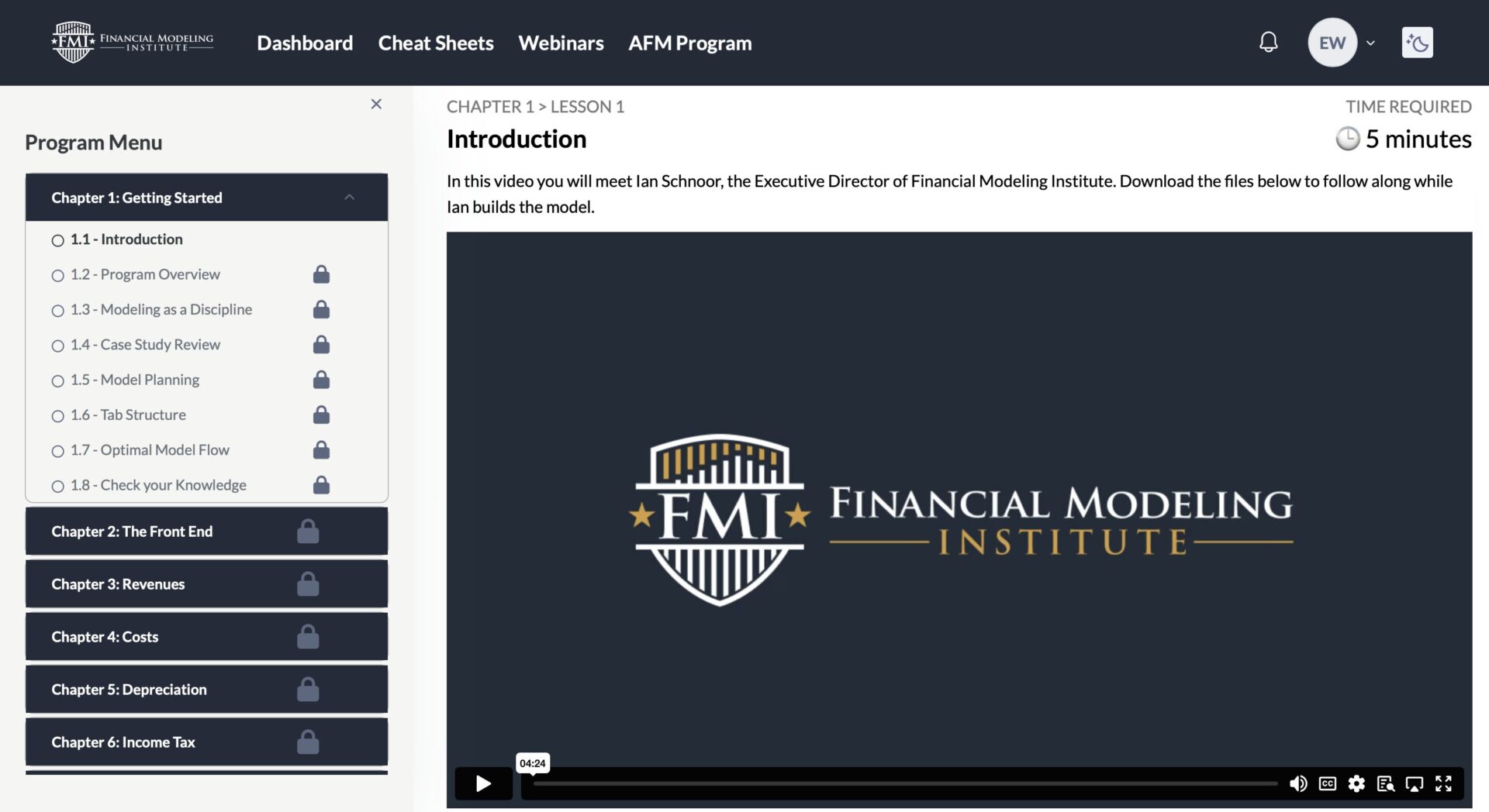 FMI Foundations learning portal preview